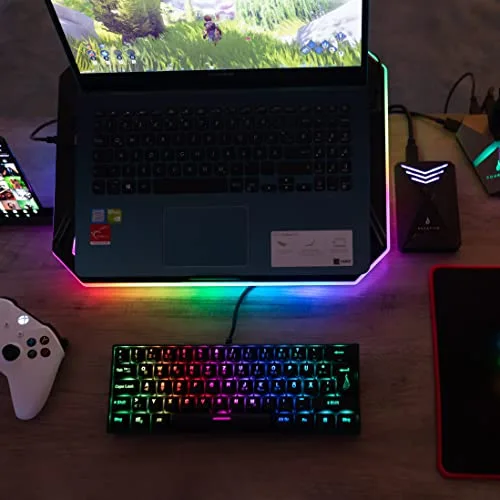 Clavier - VERBATIM - KP-X1 - Qwerty Espagnol - USB - ABS Noir - vue 6