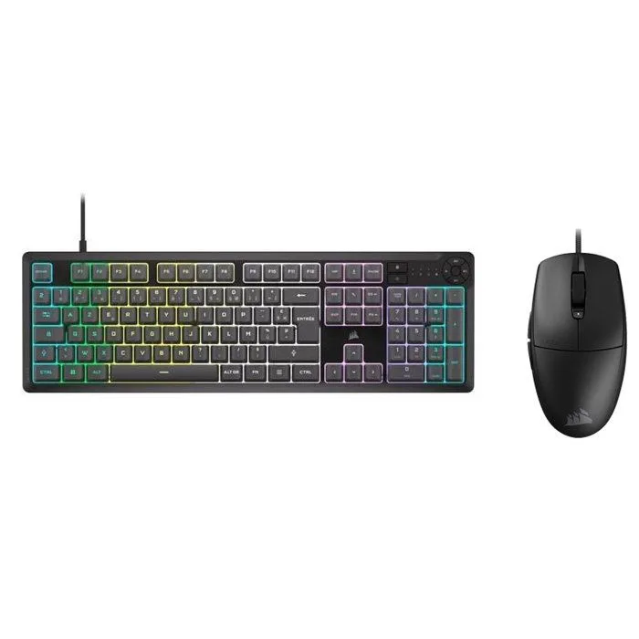 Corsair K55 CORE RGB Full-size Membrane AZERTY