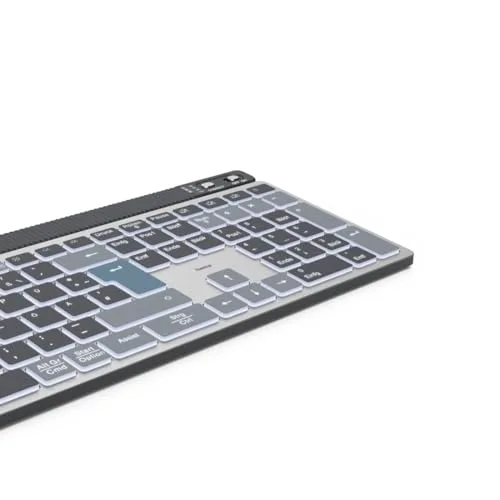 Ensemble clavier et souris sans fil - Hama - Multi-appareils - Bluetooth et USB - Rétroéclairé - Rechargeable - vue 5