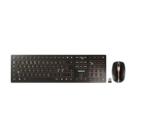 Cherry DW 9100 SLIM Ensemble clavier souris sans fil AZERTY