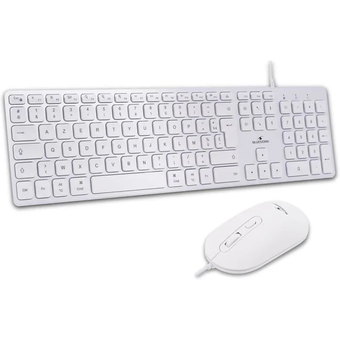 Bluestork KB Mac Filaire Blanc