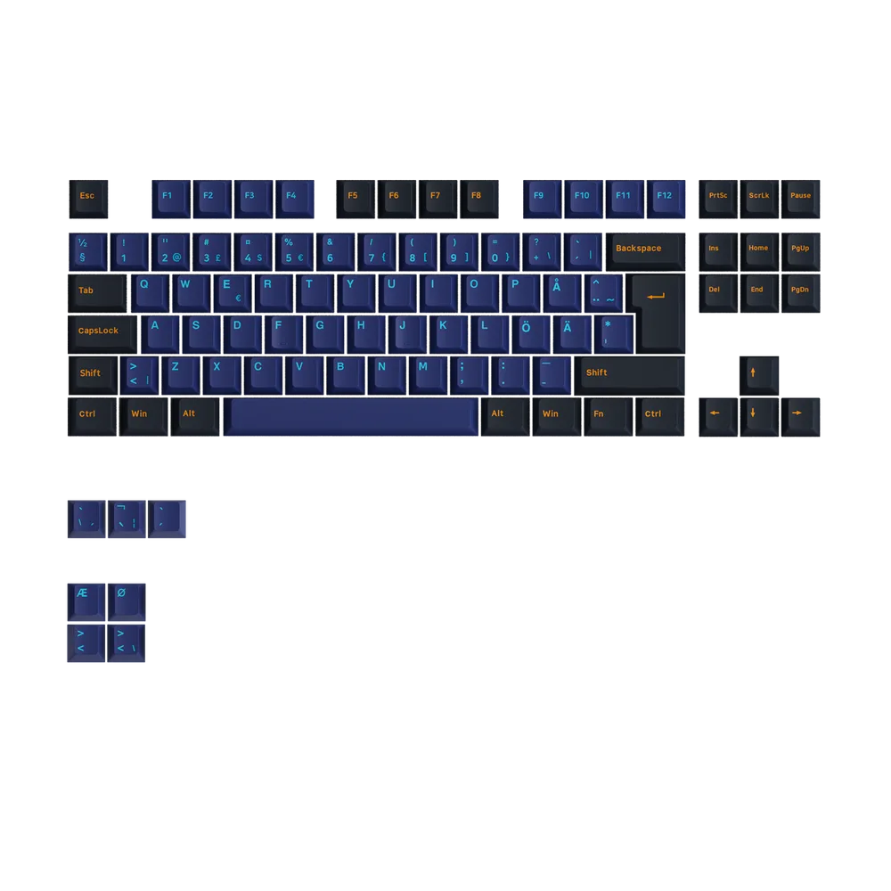 Akko Horizon ISO Nordic Keycap Set 95-key PBT Double-Shot Cherry