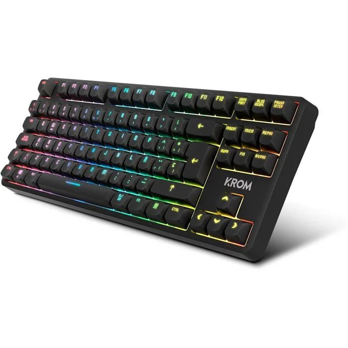 Krom Kernel Pro TKL RGB Hot-Swap Sans-fil Triple Connectivité