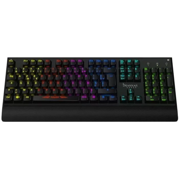 KONIX Drakkar Asgard Aura Mécanique AZERTY Switch Marron