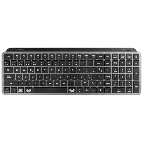 Mars Gaming MK-SILENKEYS clavier sans fil AZERTY noir