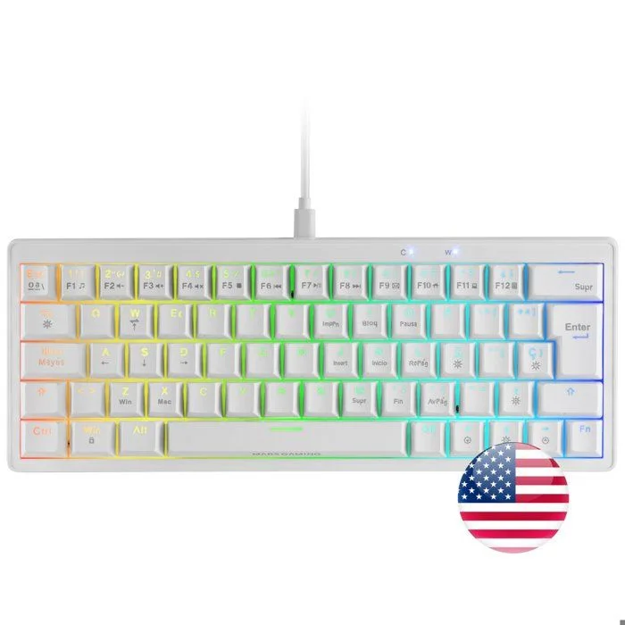 Mars Gaming MKMINIPRO 60% RGB hot-swap