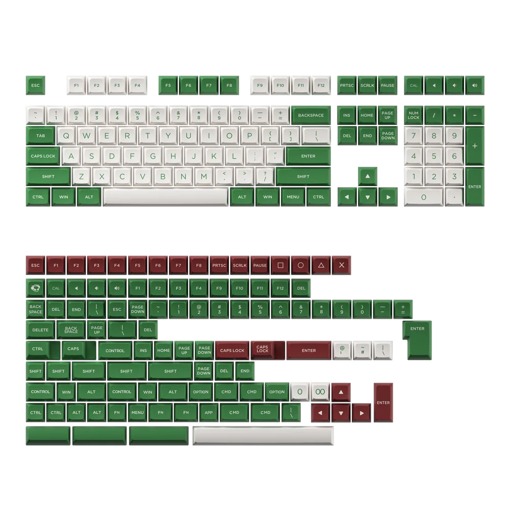 Matcha Red Bean Keycap Set