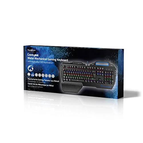NEDIS Clavier de Jeu Mécanique - Éclairage RVB - Nordique - Conception Métallique - vue 7