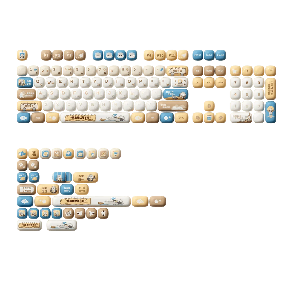 Otter Hustle Keycap Set (138-key)