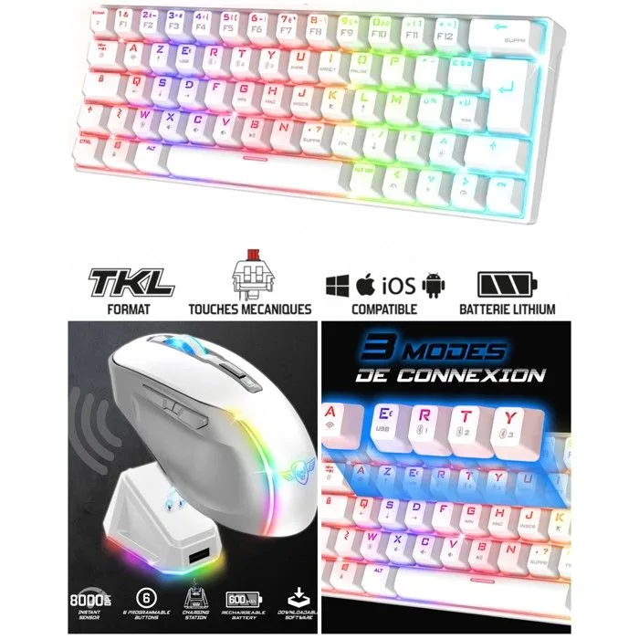 Spirit of Gamer Elite M50 RGB sans fil