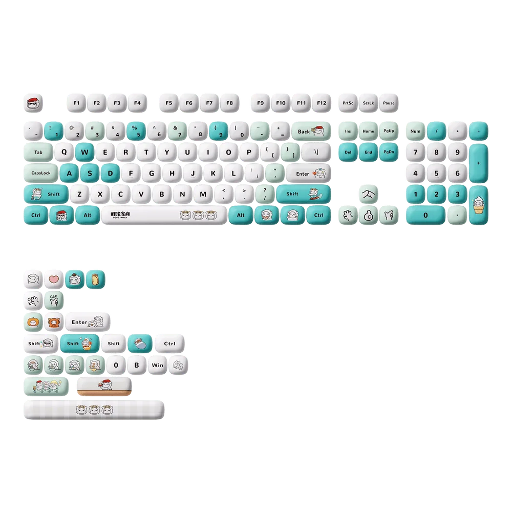 POCO Bear Keycap Set (129-key)
