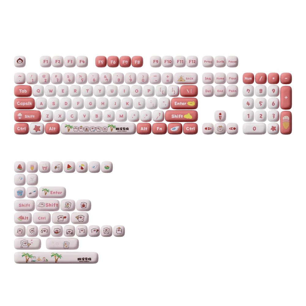 POCO Pig Keycap Set (138-key)