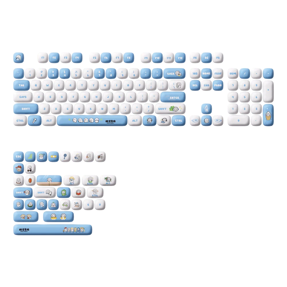 POCO Seal Keycap Set (136-key)