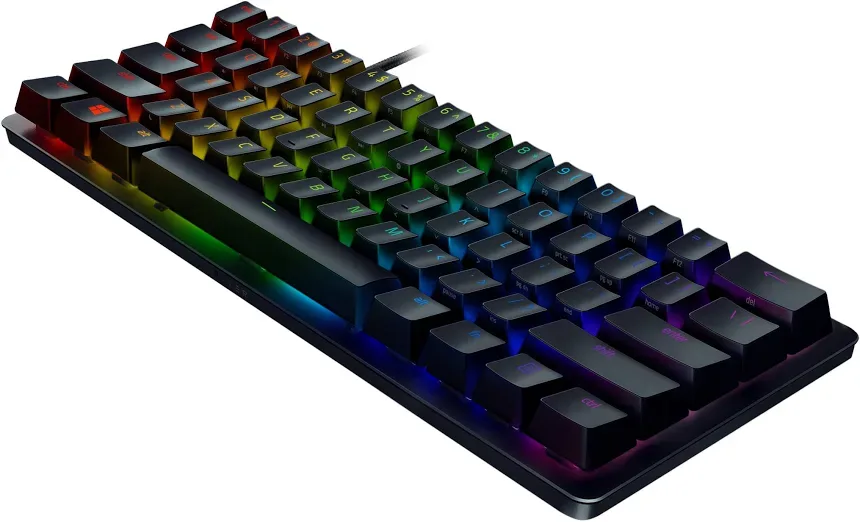 Razer Huntsman Mini Switch optique sonore Violet RGB - vue 5