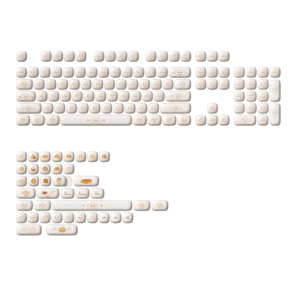 Steamed Buns Keycap Set (144-key)