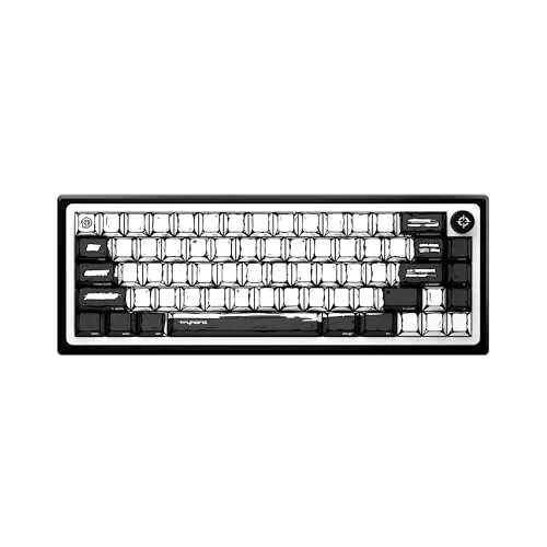 Clavier magnétique Tryhard Celshading Blanc 65 % AZERTY