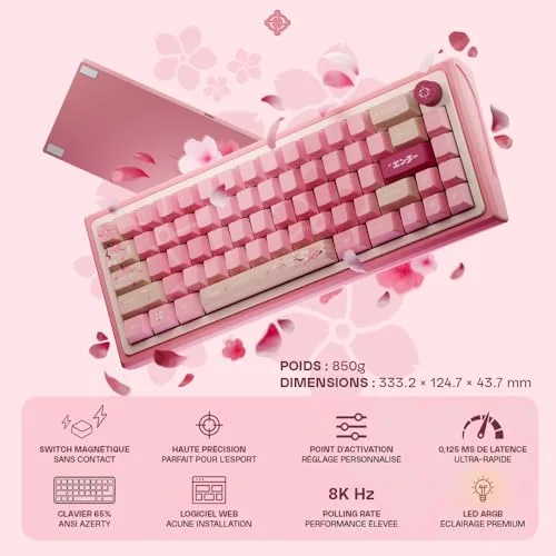 Tryhard Hayami 65 % AZERTY, vue 2