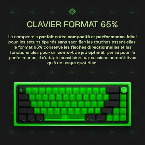 Tryhard Unchained 65 % AZERTY, vue 5