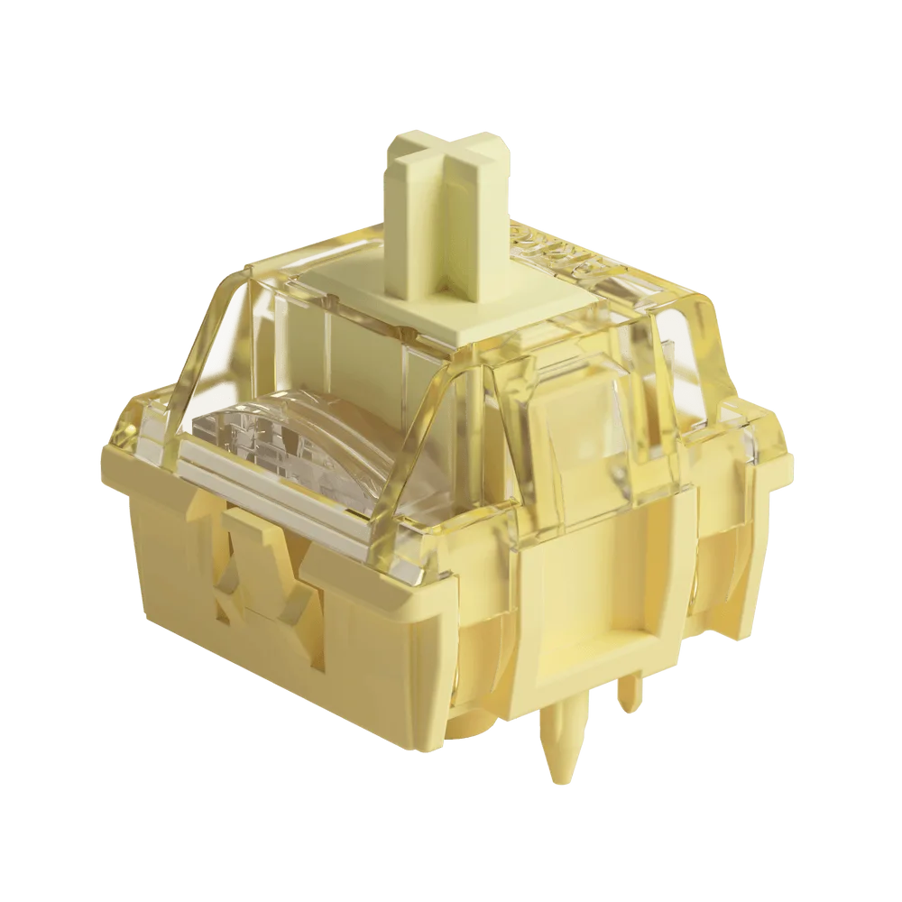 Akko V5 Creamy Yellow Pro Switch linéaire 5 broches, 45 pcs