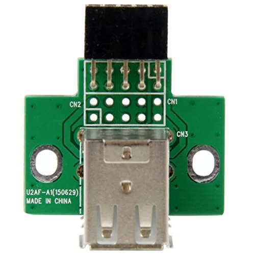 Adaptateur USB 2.0 interne - STARTECH - 2x USB A vers connecteur carte mère - F/F - 1 x IDC Femelle - 2 x Type A - vue 2