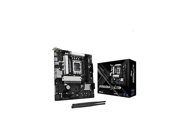 ASRock  B860 Micro ATX LGA 1851 B860M-X WiFi 32 WiFi image 1