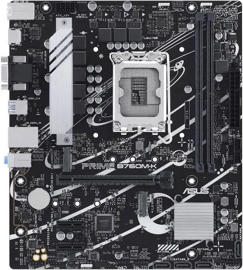 ASUS B760M  Micro ATX PRIME B760M-K2,5 GbE SATA III image 1