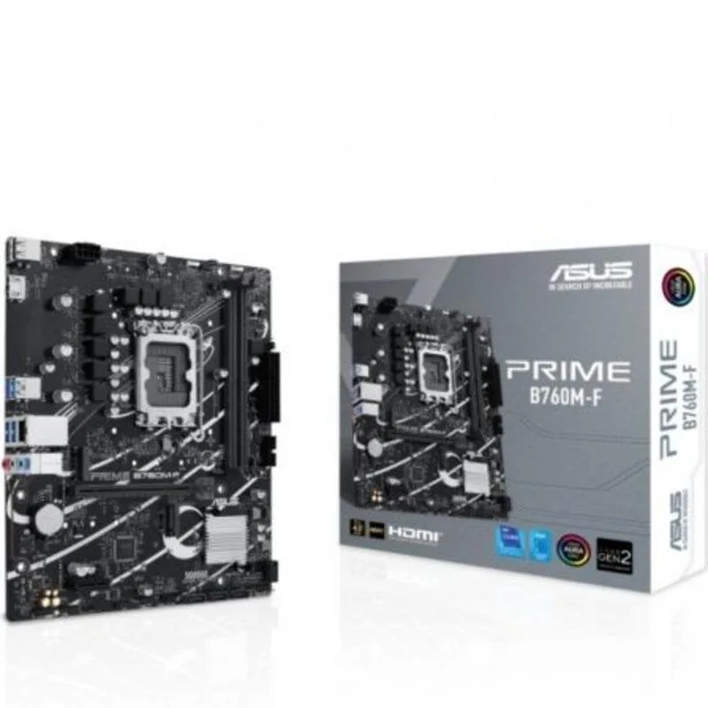 Asus PRIME B760M-F B760 LGA1700 micro-ATX40 Aura Sync 