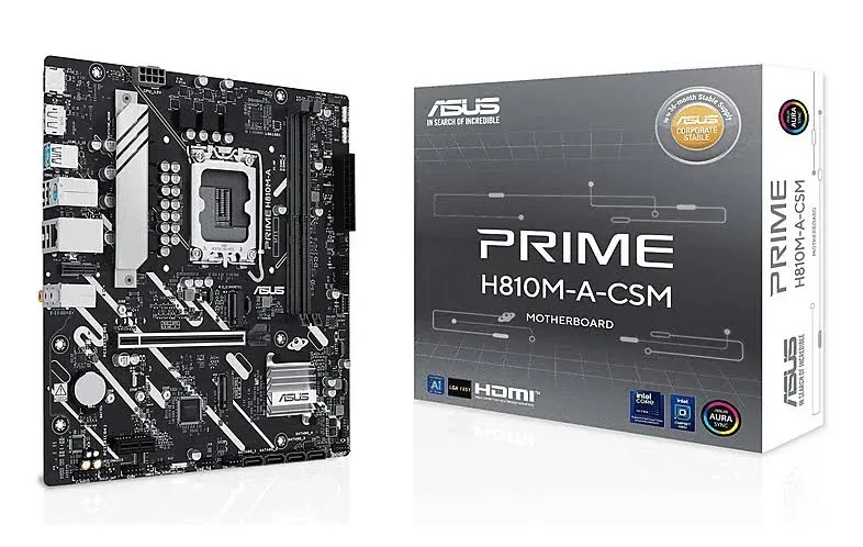 ASUS PRIME H810M-A-CSM Intel H810 LGA 1851  V1 micro ATX image 1