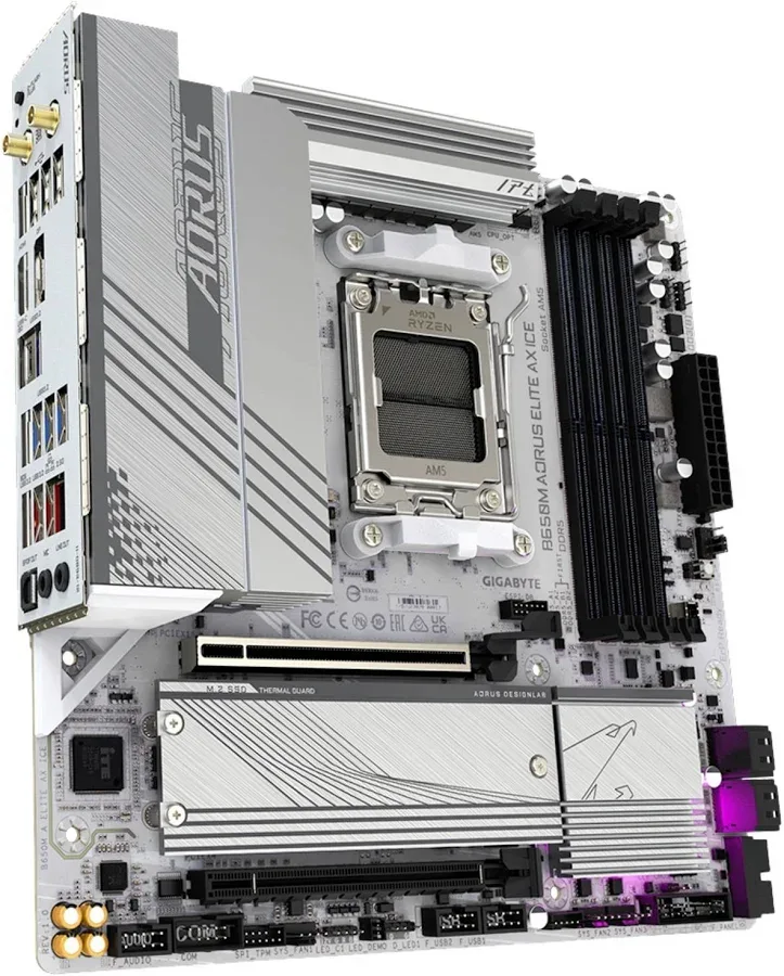 GIGABYTE B650M A ELITE AX ICE image 2