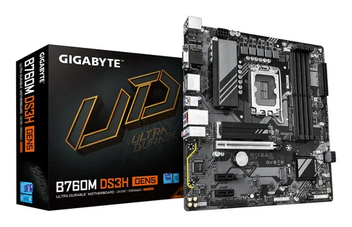 GIGABYTE B760 Express  Micro ATX B760M DS3H GEN5 