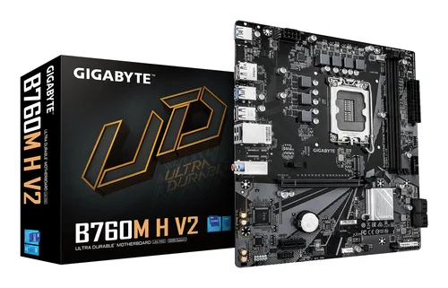GIGABYTE B760M H V2 Intel B760 LGA1700 Micro-ATX40 