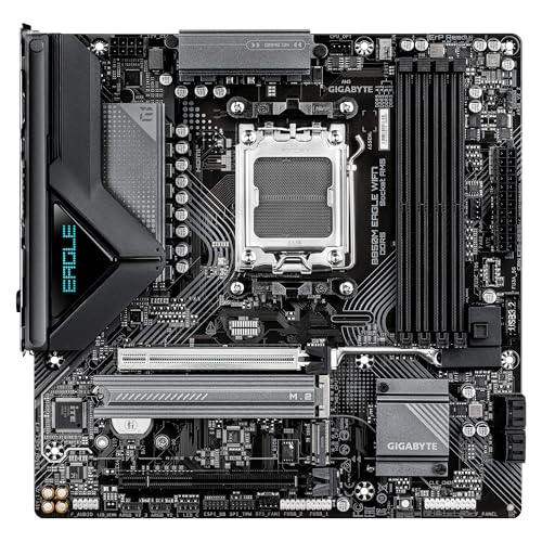 GIGABYTE B850M EAGLE WIFI7 B850 Micro ATX WiFi 7 RGB - vue 2