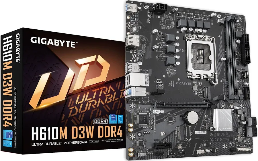 GIGABYTE H610M D3WIntel H610  micro ATX image 4