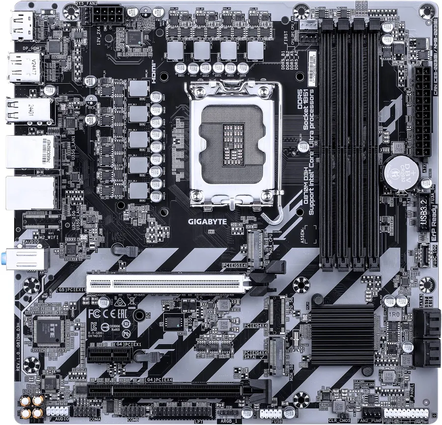 GIGABYTE Q870M D3H image 2