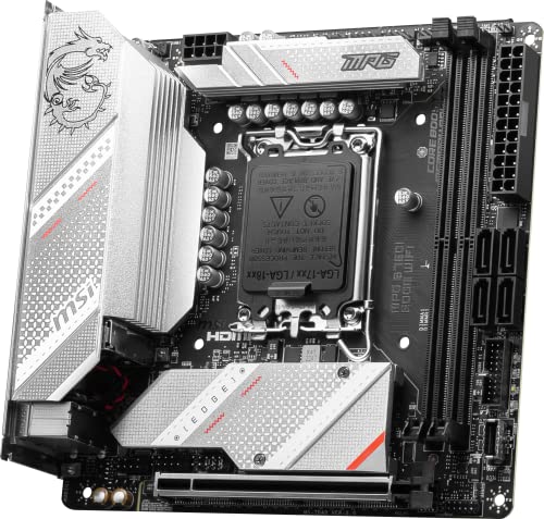 MSI MPG B760I EDGE WIFI Intel B760 LGA1700Mini-ITX WiFi 6EGbE RGB - vue 3