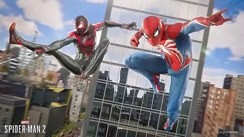 Console PlayStation 5 - Édition Standard + Marvels Spider-Man 2 (code dans la boîte) - vue 3