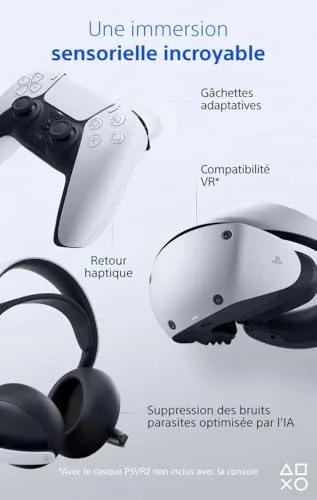 Sony PlayStation 5 Édition Numérique + 2 DualSense Blanche image 4