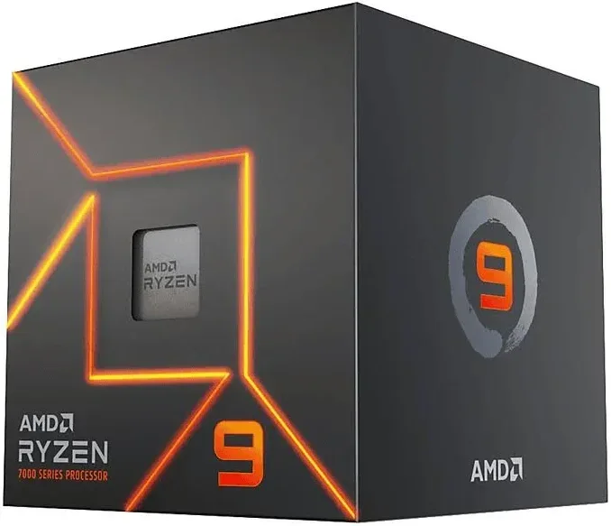 AMD Ryzen 9 7900 3,7/5,4 GHz - processeur vue principale