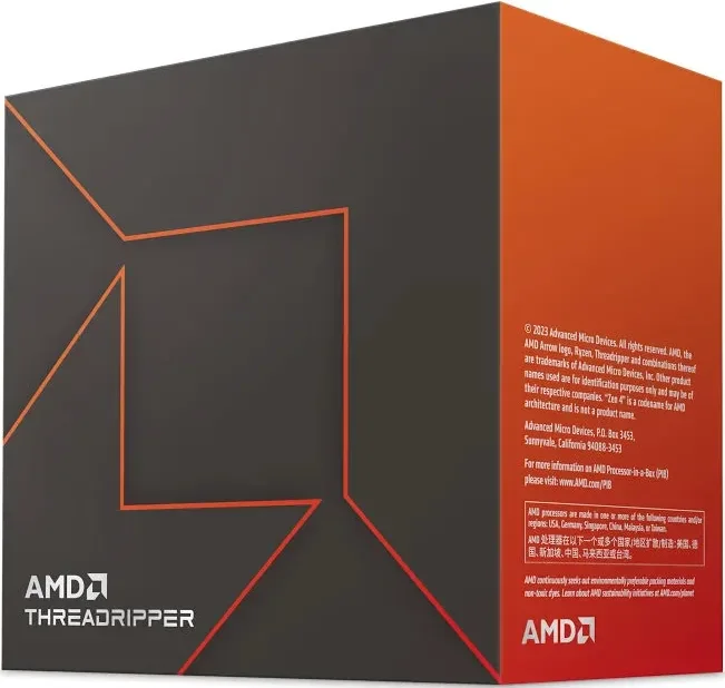 Boîtier AMD Ryzen Threadripper 7970X 4/5,3 GHz - vue 3