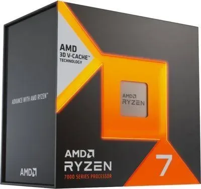 Processeur AMD Ryzen 7 7800X3D 8 Cœurs 4,2 GHz Base 5,0 GHz Turbo Cache 3D V-Cache - processeur vue principale