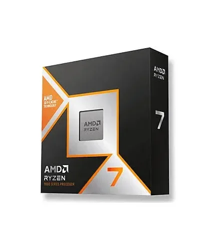 Processeur AMD Ryzen 7 9850X3D 8 Cœurs 4,7 GHz Base 5,6 GHz Turbo Cache 96 Mo Graphiques intégrés - processeur vue principale