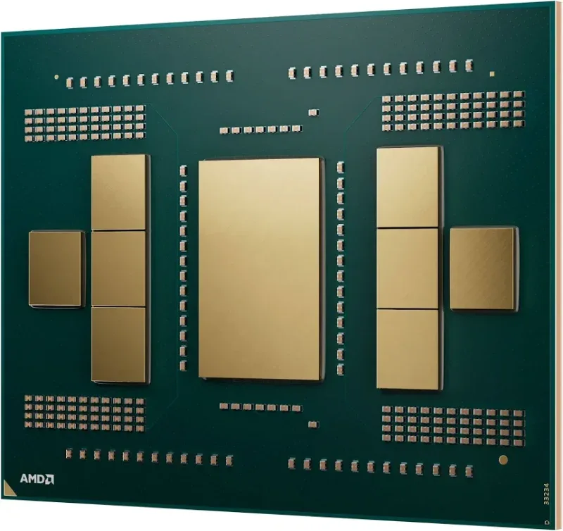 Processeur AMD Ryzen Threadripper 9960X 24 cœurs 4,2 GHz base 5,4 GHz turbo Socket sTR5 - vue 5