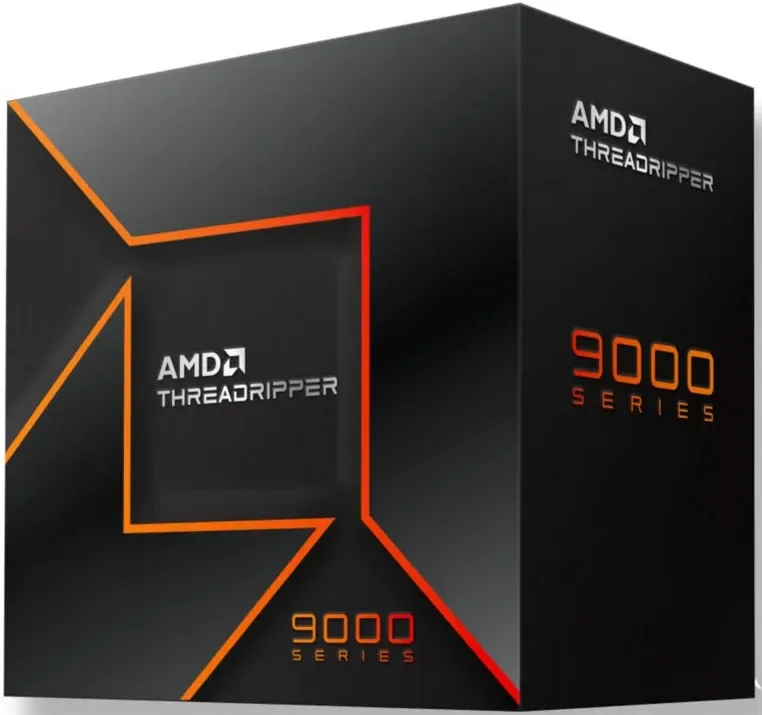 Processeur AMD Ryzen Threadripper 9980X 64 coeurs 3,2 GHz Base 5,4 GHz Turbo Socket sTR5 - processeur vue principale