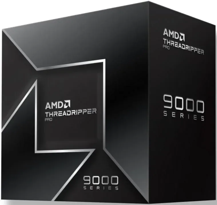 Processeur AMD Ryzen Threadripper PRO 9965WX 24 coeurs 4,2 GHz fréquence base 5,4 GHz Turbo 128 Mo cache L3 - processeur vue principale