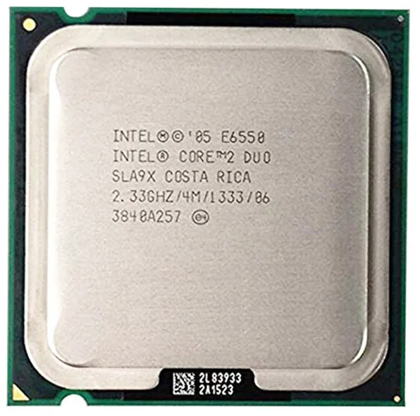 Processeur Intel Core 2 Duo E6550 2.33GHz SLA9X PLGA775 4Mo