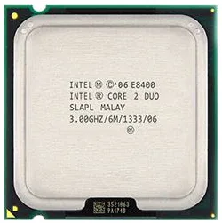 Processeur Intel Core 2 Duo E8400 3GHz SLAPL LGA775 6Mo