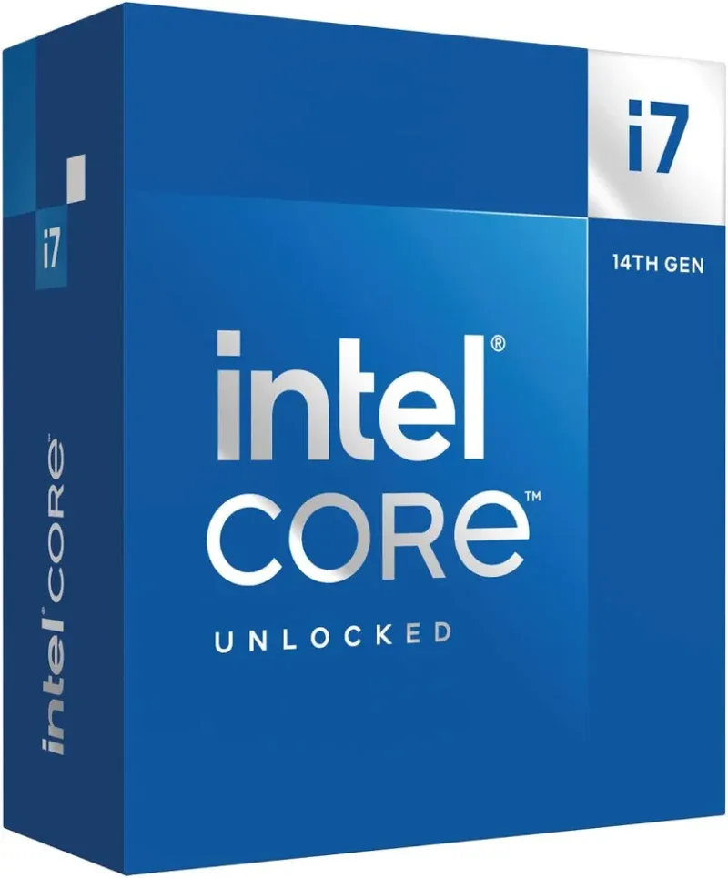 Processeur Intel Core i7-14700KF 20 Cœurs 3,4 GHz Base 5,6 GHz Turbo Overclocking LGA1700 - vue 2