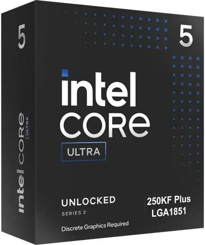 Processeur Intel Core Ultra 5 250KF Plus 18 Cœurs 3,5 GHz 5,3 GHz PCIe 5.0 DDR5 - processeur vue principale
