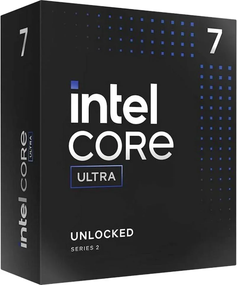 Processeur Intel Core Ultra 7 265K 20 cœurs 3,9 GHz Fréquence Base 5,5 GHz Turbo NPU AI Boost Overclocking - processeur vue principale
