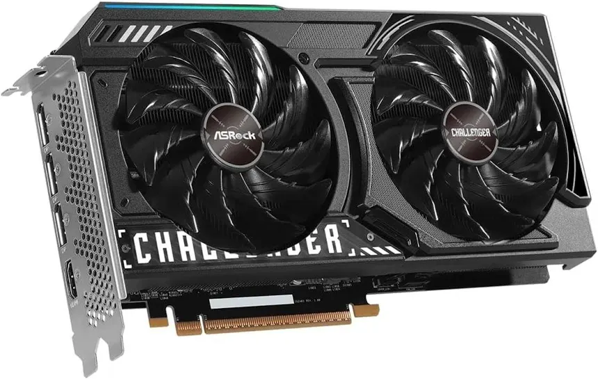 ASRock Arc B570 10 Go GDDR6 double ventilateur RGB OC image 1